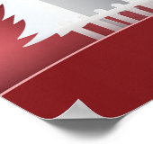 Papercut Couple Hot Air Balloon in Paris ポスター (角)