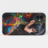 Papercut Pop Art Beauty ( 1 ) Case-Mate iPhoneケース (裏面(横))