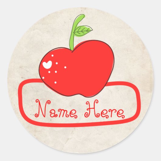 PaperFruit ownerShipスタンプ ラウンドシール (正面)