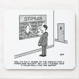 Paperless Society Theme Mouse Mat マウスパッド