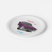 #PaperPlate #MuscleCar #CarDesignPaperPlate紙 ペーパープレート (アングル)