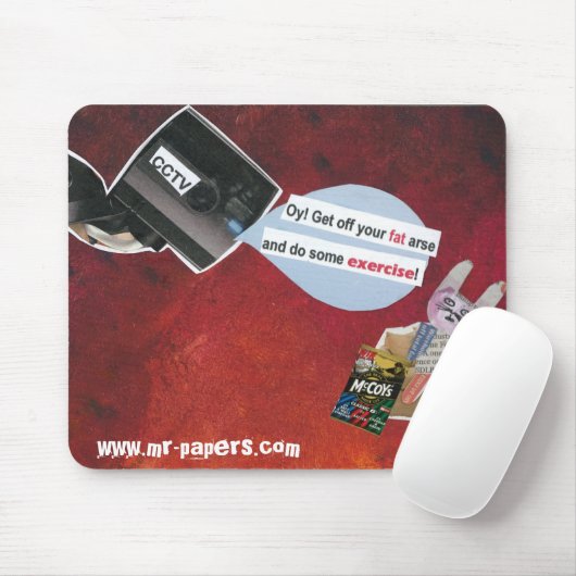 Papers - CCTV氏 マウスパッド (マウス)