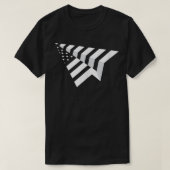 Papers Plane USA Papers Airplane Tシャツ (デザイン正面)