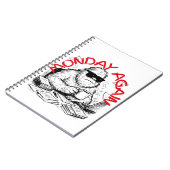 Paperwork Chaos Abominable Snowman ノートブック (左側)