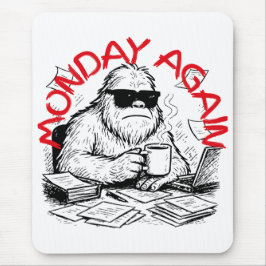 Paperwork Chaos Abominable Snowman マウスパッド