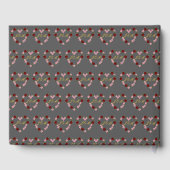 Papeterie de mariage élégante, gris galet et or, à ゲストブック (裏面)
