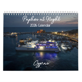 Paphos at Night 2026カレンダーby PaphosLife カレンダー