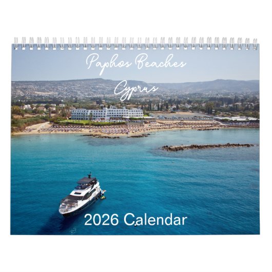 Paphos Beaches Calendar by PaphosLife カレンダー (カバー)
