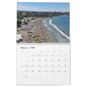 Paphos Beaches Calendar by PaphosLife カレンダー (2月 2027)