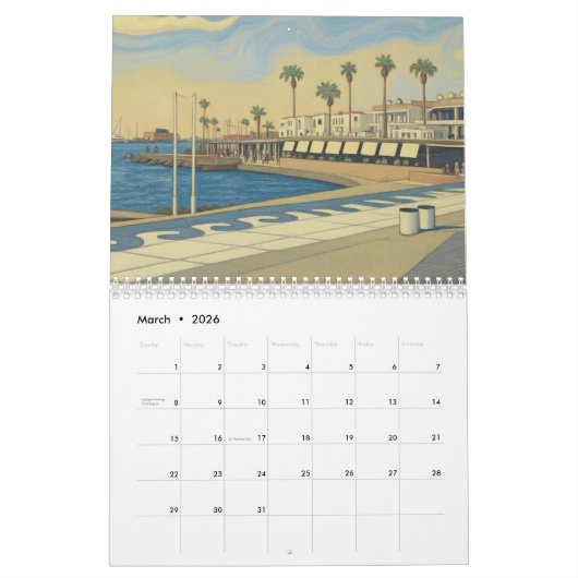 Paphos Impressions Calendar by PaphosLife カレンダー (3月 2026)