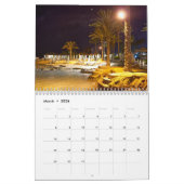 Paphos Night Views 2026 Calendar by Paphos Life カレンダー (3月 2026)