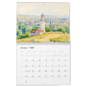 Paphos water colour style Calendar by PaphosLife カレンダー (1月 2027)