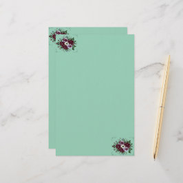 Papier à Lettres Botanique  Bouquet de Violettes 便箋