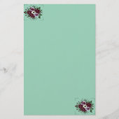 Papier à Lettres Botanique  Bouquet de Violettes 便箋 (正面)