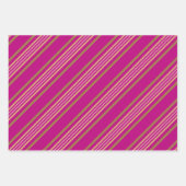 Papier cadeau à lignes ラッピングペーパーシート (正面2)