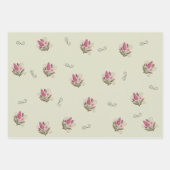 Papier cadeau à plat, lot de 3 ラッピングペーパーシート (正面)