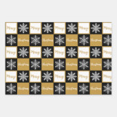Papier Cadeau décor de Noël ラッピングペーパーシート (正面)