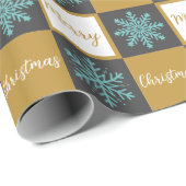 Papier Cadeau décor de Noël ラッピングペーパー (ロールコーナー)