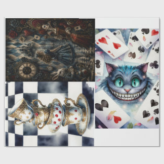 Papier cadeau - Découpage - Whimsical - red queen ラッピングペーパー