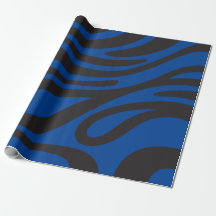 Papier Cadeau Effet Zébré, pour offrir, avec du pl