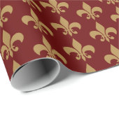 Papier Cadeau fleur de lys ラッピングペーパー (ロールコーナー)