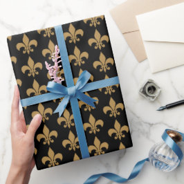 Papier Cadeau fleur de lys ラッピングペーパー