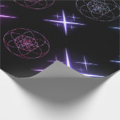 papier cadeau fleur de vie  ラッピングペーパー (角)