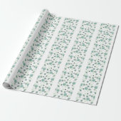 Papier Cadeau Fleurs Bleues Botanique ラッピングペーパー (アンロールド)