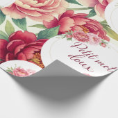 Papier cadeau floral Petit mot doux ラッピングペーパー (角)