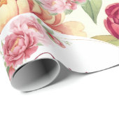 Papier cadeau floral Petit mot doux ラッピングペーパー (ロールコーナー)