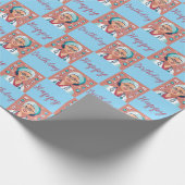 Papier Cadeau infirmière anniversaire ラッピングペーパー (角)