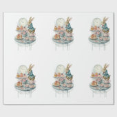 papier cadeau lapin  ラッピングペーパー (フラット)