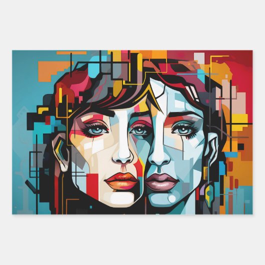 Papier Cadeau LGBTQ ラッピングペーパーシート (正面)