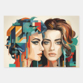 Papier Cadeau LGBTQ ラッピングペーパーシート (正面3)