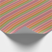 Papier Cadeau lignes couleurs pastels 5 ラッピングペーパー (角)