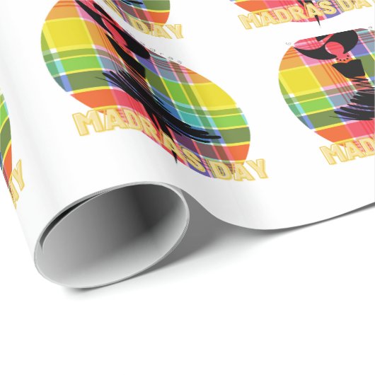 Papier cadeau Madras day  ラッピングペーパー (ロールコーナー)