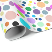 Papier Cadeau motif rond ラッピングペーパー (ロールコーナー)