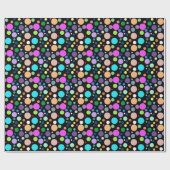 Papier Cadeau motif rond ラッピングペーパー (フラット)