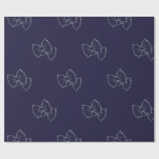Papier cadeau - Pasta Lover - Motif farfalle  ラッピングペーパー