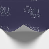 Papier cadeau - Pasta Lover - Motif farfalle  ラッピングペーパー (角)