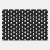 Papier cadeau rigolo tête de mort ラッピングペーパーシート (正面)