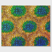 Papier cadeau Wax Africain ラッピングペーパー (フラット)