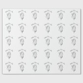 papier cadeau zelmi fine art ラッピングペーパー (フラット)