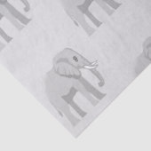 Papier de soie fantaisie Bébé éléphant et Lac  薄葉紙 (詳細)