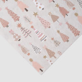 Papier de soie Sapin Noël Rose Scandinave 薄葉紙 (詳細)