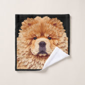 PAPIER MIRAGEレッドチャウ バスタオルセット (ウォッシュタオル)