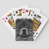 PAPIER MIRAGE Black Chow トランプ (裏面)