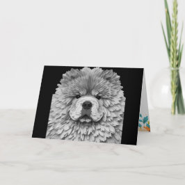 PAPIER MIRAGE blue Chow カード