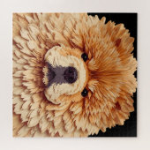 PAPIER MIRAGE Red Chow ジグソーパズル (横)