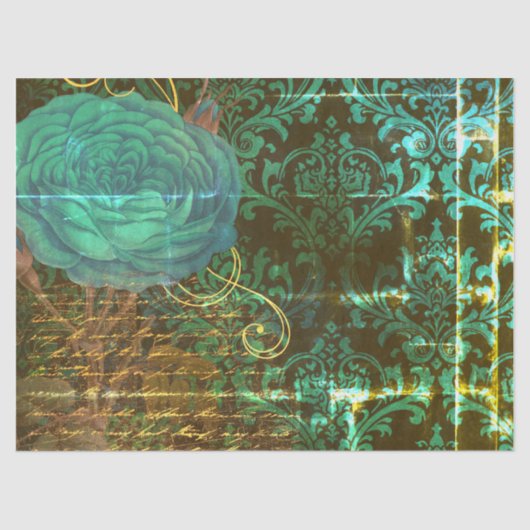 PAPIER MOUSSELINE - Damask Friday-decompage 薄葉紙 (正面)